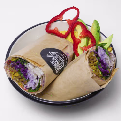 Eisaku Sato Wrap Bio Pulled Pork