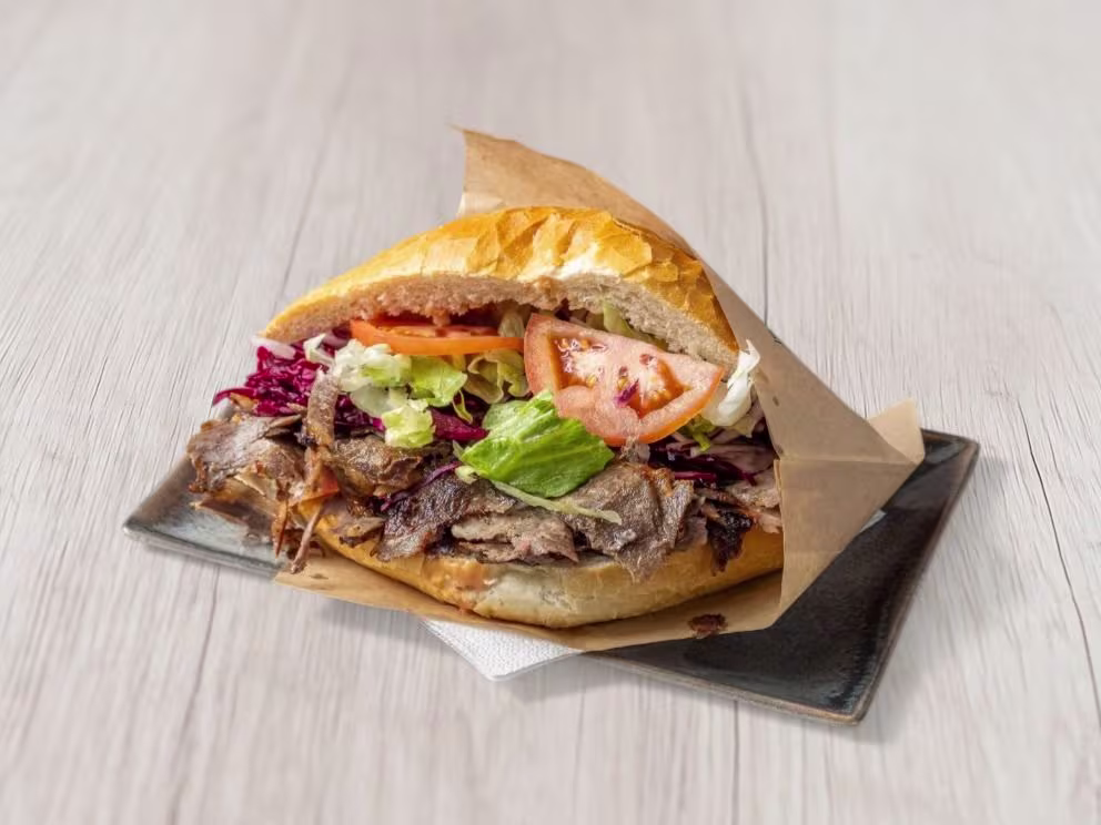 Kalbfleisch-Sandwich