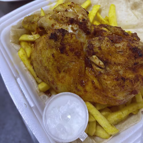 Halbes Huhn