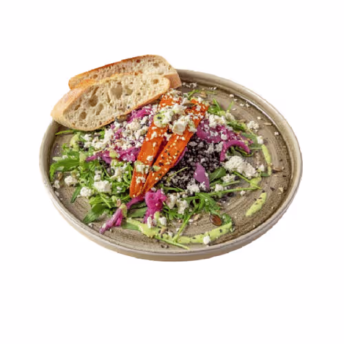 Mediterraner Linsensalat, vegetarisch