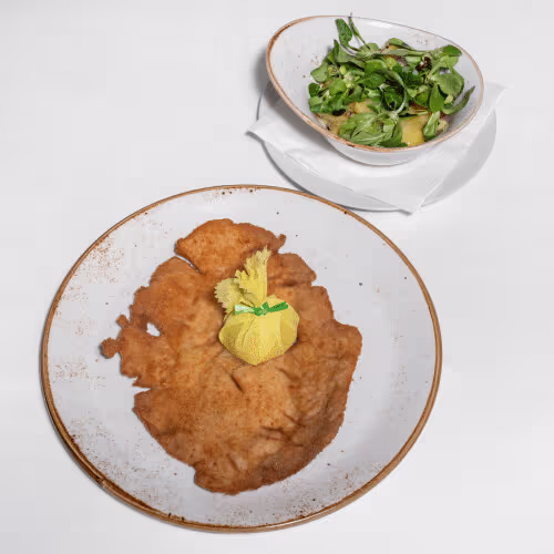 Gebackenes Schweinsschnitzel