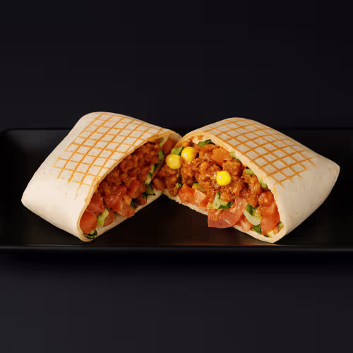 Pulled Vegan Beef Burrito (vegan)