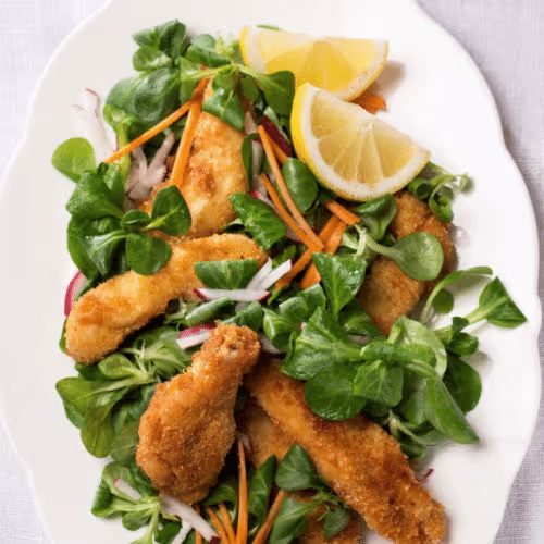 Backhendl Salat