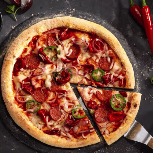 Pizza Diavolo (scharf)