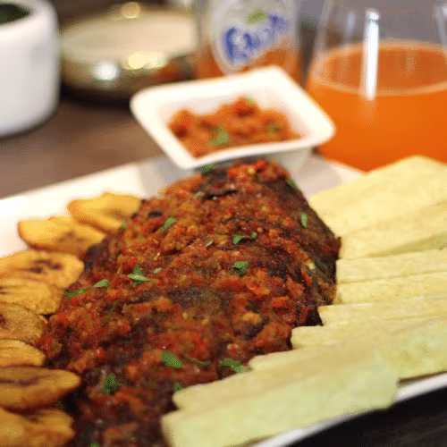 Tilapia Filet mit Yam