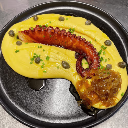 Oktopus mit Fava