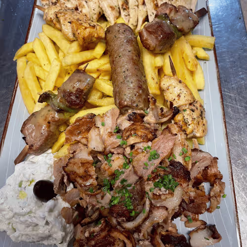 Fleisch Teller für 2