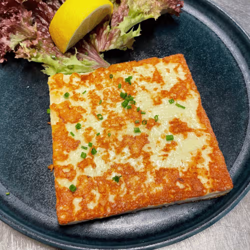 Gegrillter Kefalotiri Käse