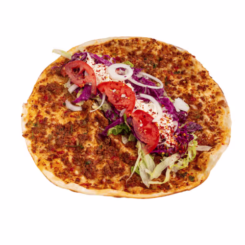 Lahmacun mit Beilage