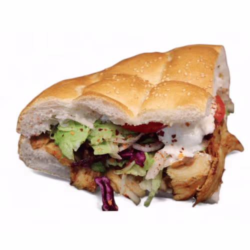 Döner Kebap im hausgemachten Fladenbrot