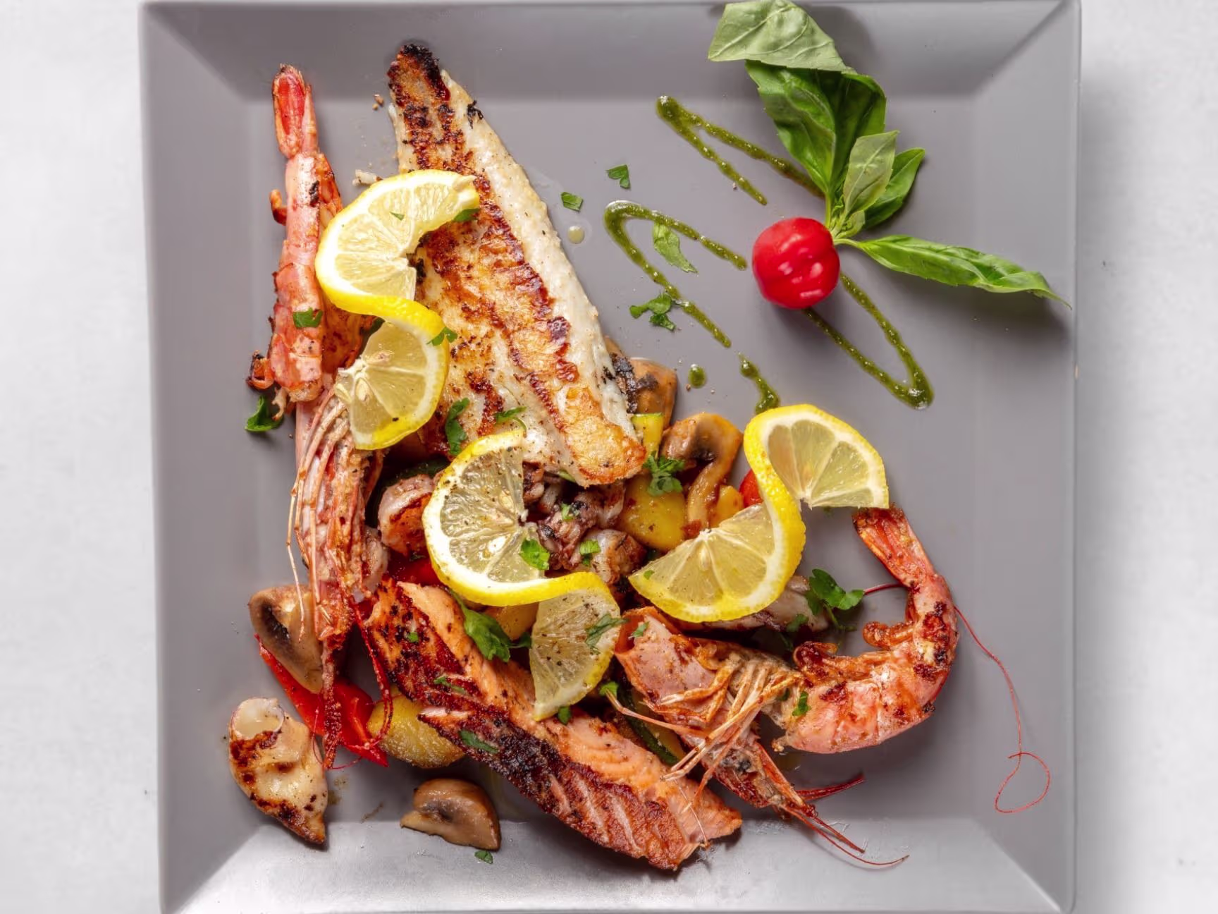 Piatto di pesce misto (für 2 Personen)