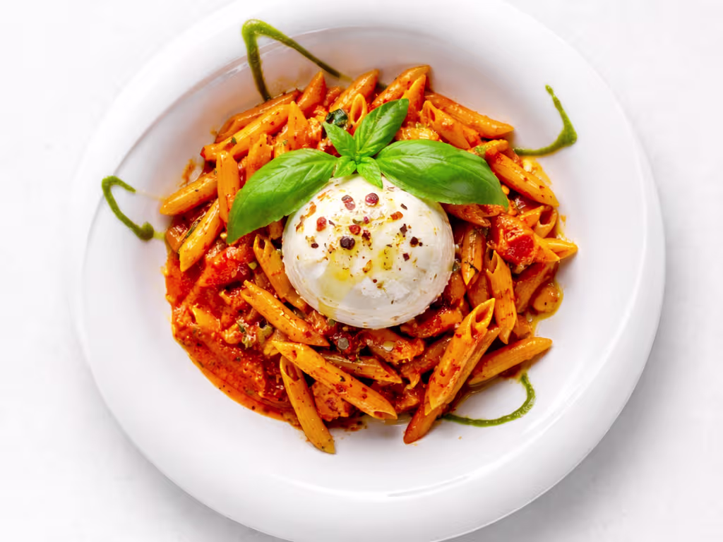 Penne al Buratta
