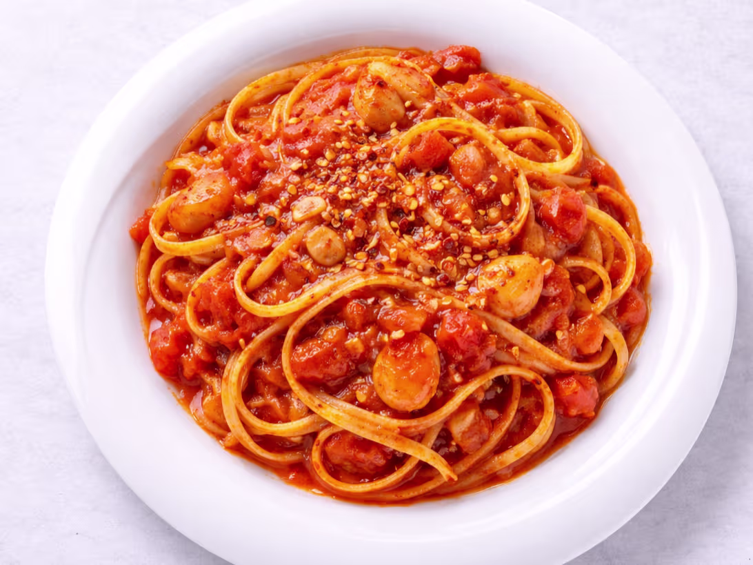 Tagliatelle All'aglione (scharf)