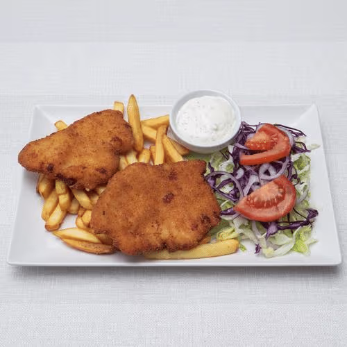 Schnitzel Teller