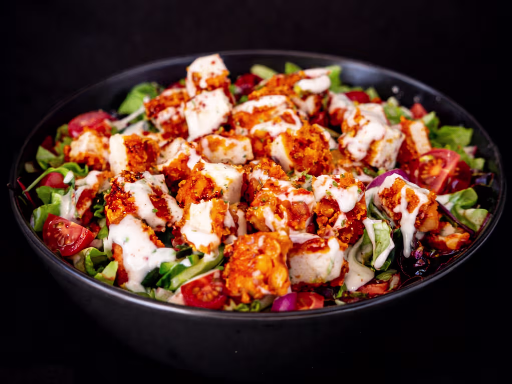 Crispy-Chicken-Salat