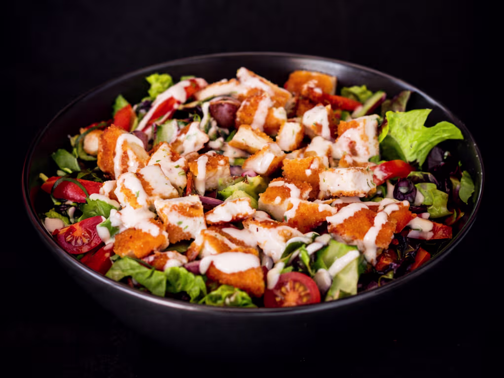 Schnitzel Salat