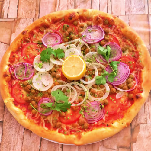 Pizza Pindi Cholle (scharf)