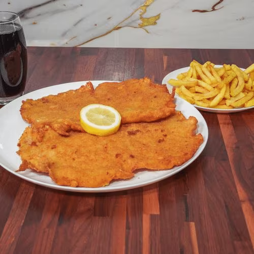 Riesenschnitzel Menü