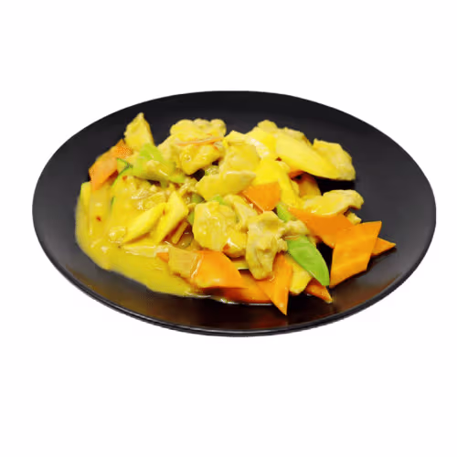 Mango mit Hühnerfleisch