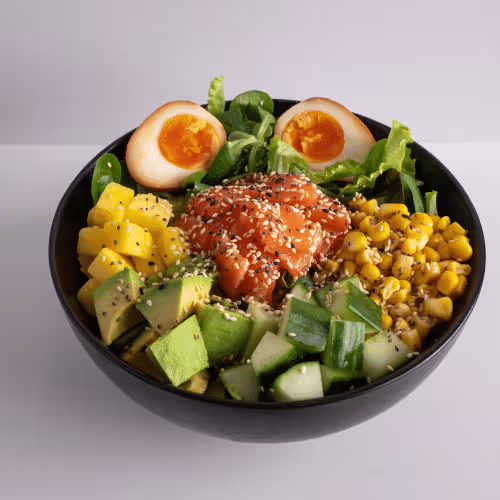 Lachs Mango Bowl