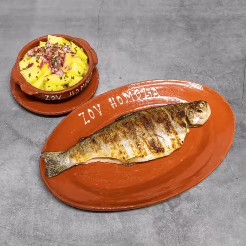 Gegrillte Forelle (für 1 Person)