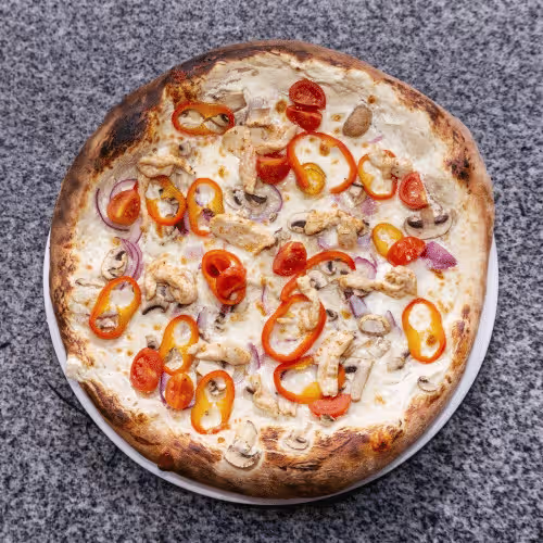 Pizza Bianca Tandoori Chicken