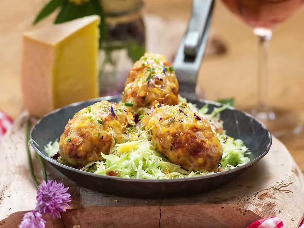 Kaspressknödel Salat