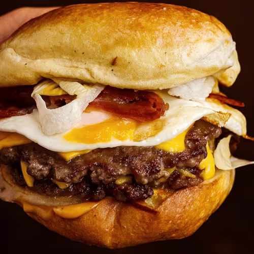 Double All American Burger