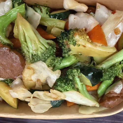 Vegan Chicken Sichuan (scharf)