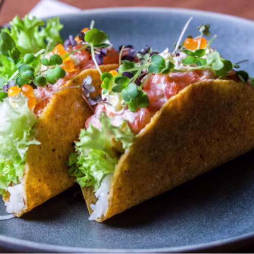 Tacos sushi  Lachs