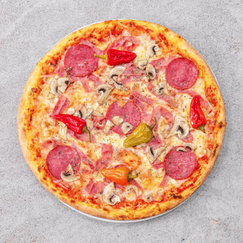 Pizza Diavola (scharf)