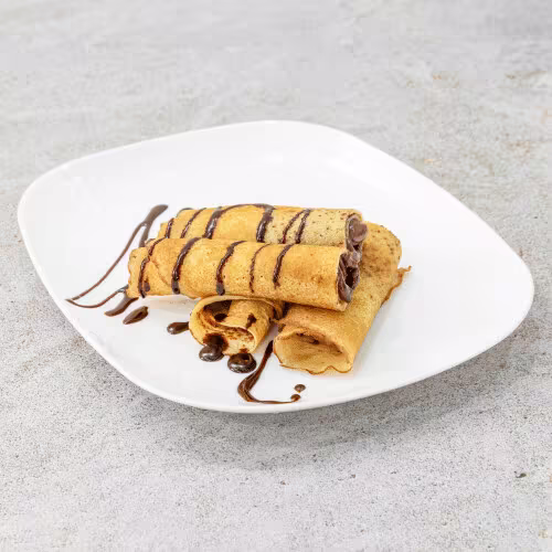 Hausgemachte Palatschinken mit Nutella