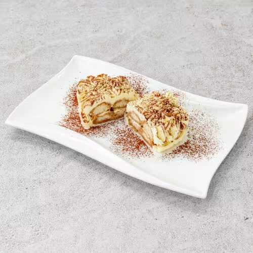 Hausgemachtes Himbeertiramisu