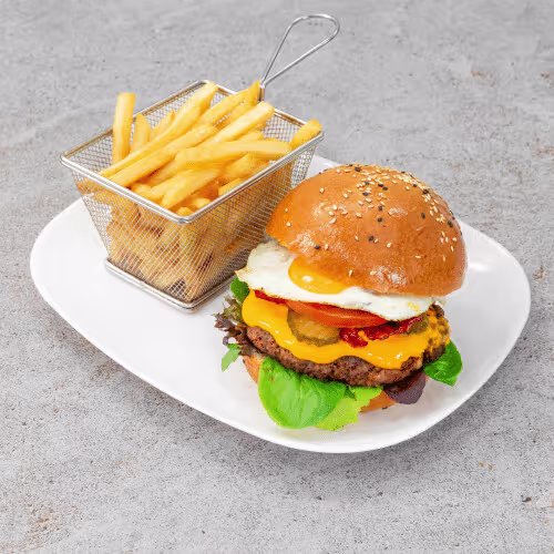 Ham und Egg Burger