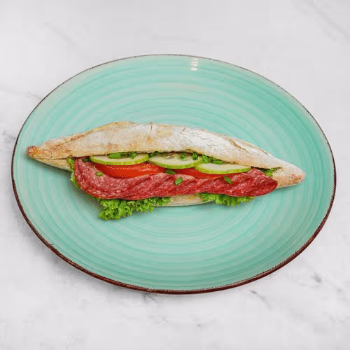 Rindersalami Baguette