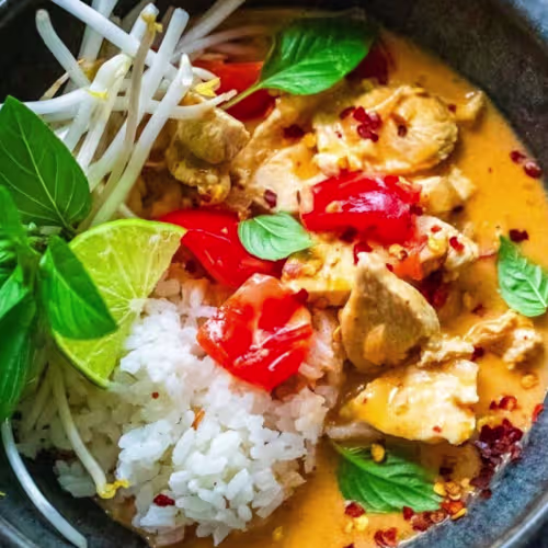 Thai Red Chicken Curry (mittelscharf)
