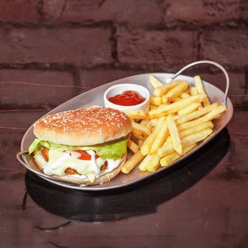 Crispy Fried Chicken Burger