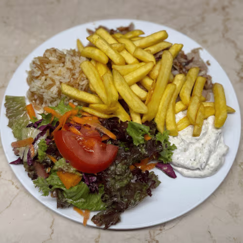 Kebap auf dem Teller