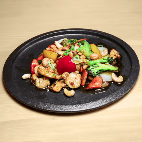 Cashew Chicken (süß, leicht scharf)