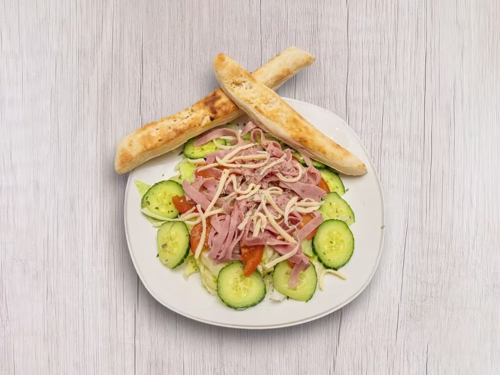 Insalata Mista con Prosciutto di Tacchino e Formaggio