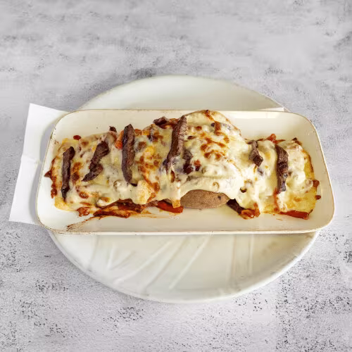 Papa Gratinada Con Carne