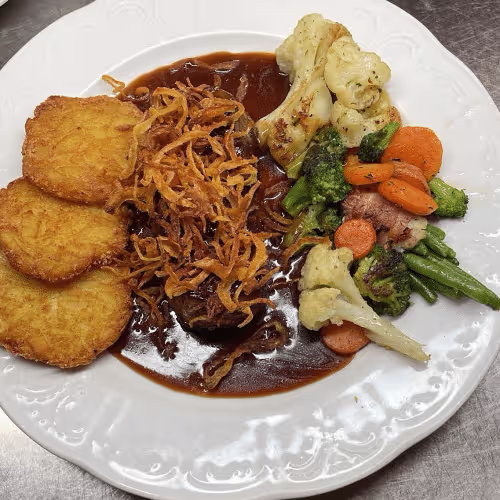 Zwiebelrostbraten