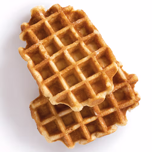 Belgische Waffel mit Staubzucker