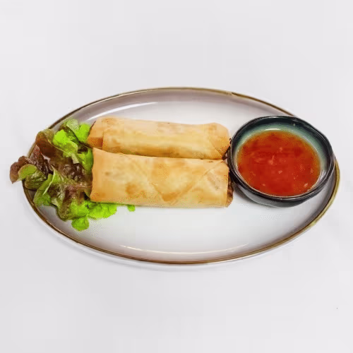 Hausgemachte Frühlingsrollen (2 Stück)