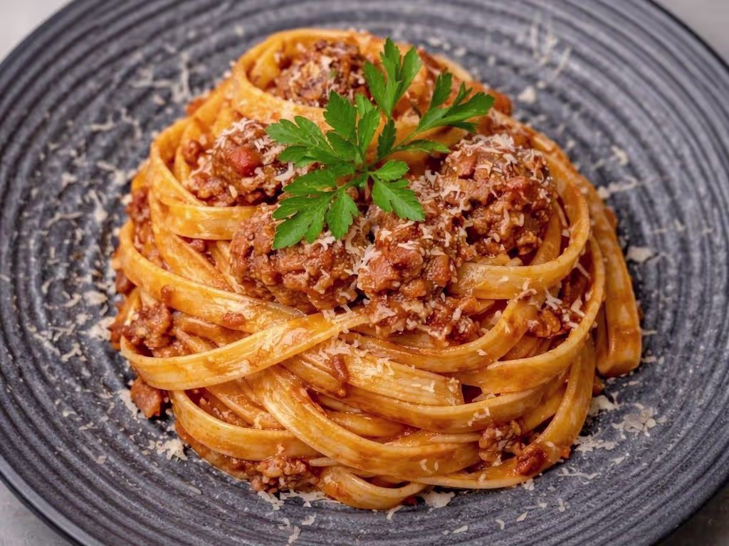 Tagliolini alla Bolognese (A,L)