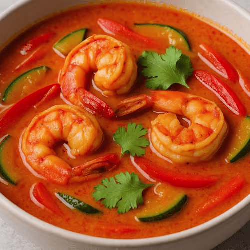 Garnelen Chilli & Gemüse