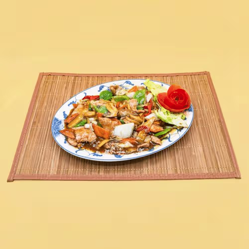 Gong bao Schweinefleisch (scharf)