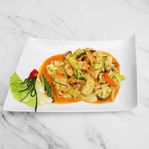 Thai Red Curry Chicken (scharf)