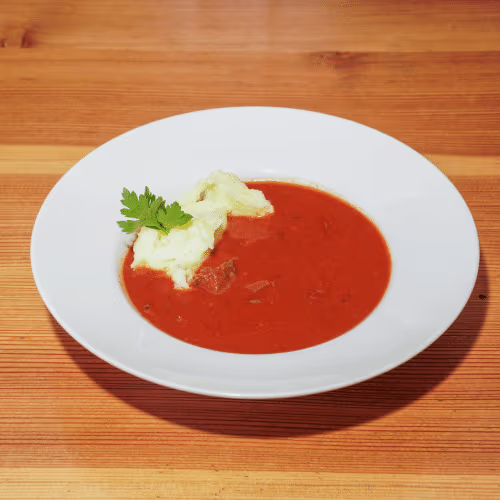 Rindergulasch mit Püree