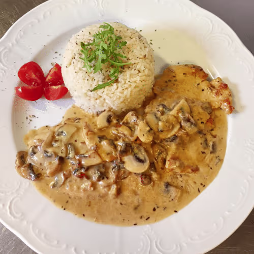 Champignon Schnitzel